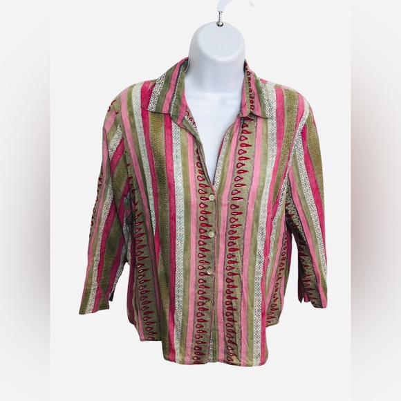 Vintage 90’s ANOHKI for Magic Mountain BoHo Tribal Native American Indian Style - Picture 6 of 7